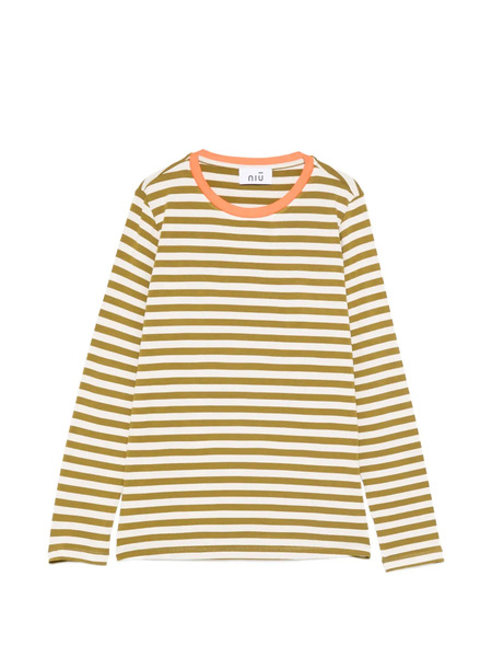  Niu Striped T-shirt - Green 
