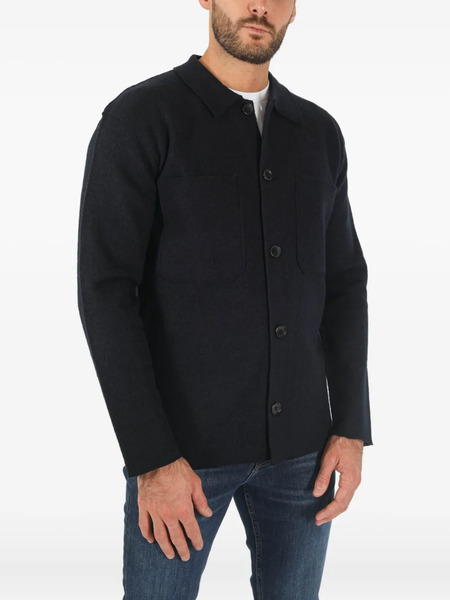  Nn07 Button-fastening Shirt Jacket - Blue 