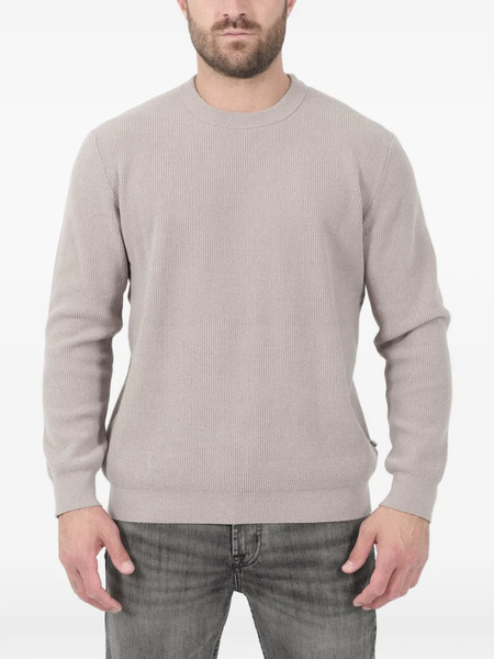  Nn07 Danny Ribbed Sweater - Grey 