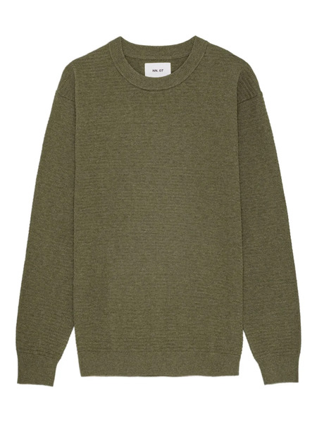  Nn07 Ribbed Crew-neck Sweater - Green 