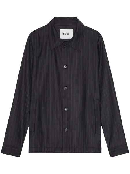  Nn07 Zander Shirt Jacket - Blue 
