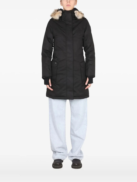  Nobis Hooded Parka Coat - Black 