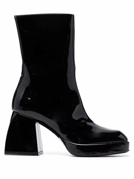  Nodaleto High-shine Boots - Black 