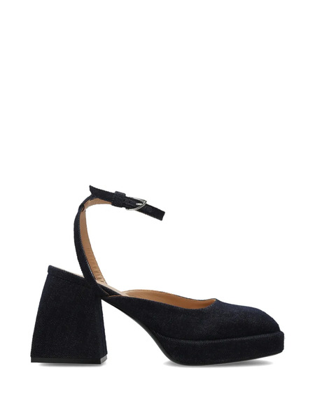  Nodaleto Platform Denim Pumps - Blue 