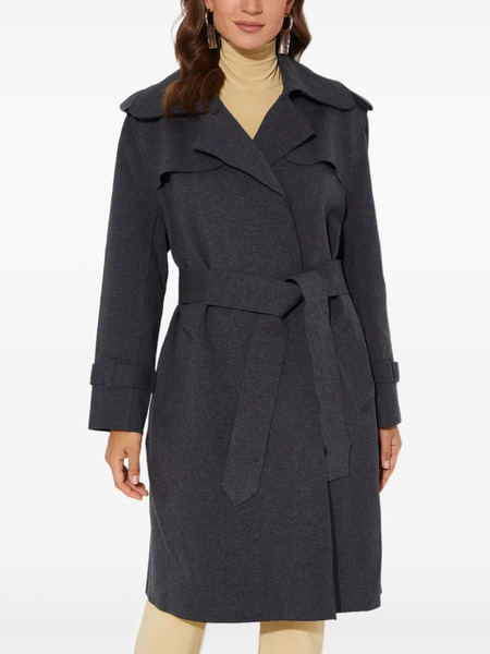  Norma Kamali Belted Trench Coat - Grey 
