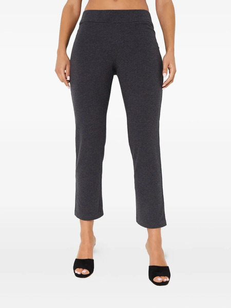  Norma Kamali Flat-front Cropped Trousers - Grey 