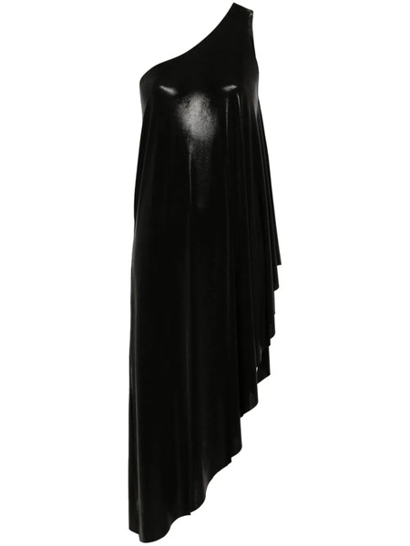  Norma Kamali One-shoulder Asymmetric Tunic - Black 