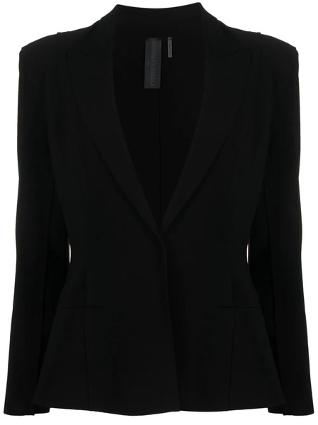  Norma Kamali Single-breasted Tailored Blazer - Black 