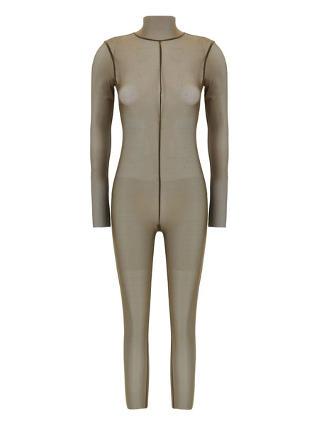  Norma Kamali Turtle Jumpsuit - Neutrals 