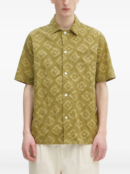 Norse Projects Diamond-pattern Shirt - Green 