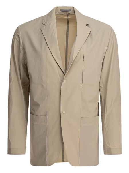  Norse Projects Two-button Zip-detail Blazer - Neutrals 