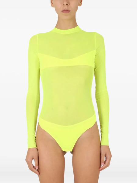  Not After Ten Long Sleeve Bodysuit - Yellow 