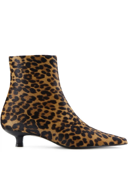  Notabene 35mm Elly Leopard-print Ankle Boots - Brown 