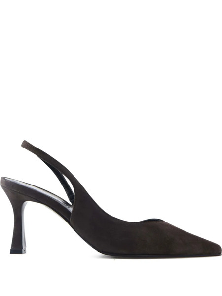  Notabene 70mm Emira Pointed-toe Suede Pumps - Brown 