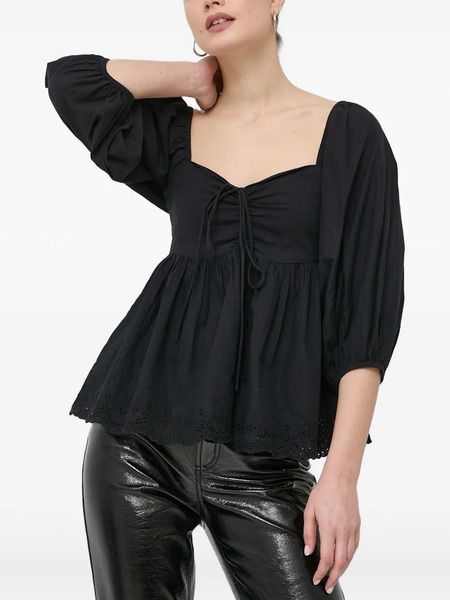  Notes Du Nord Embroidery Blouse - Black 
