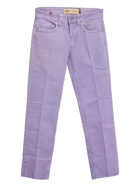  Notify Five-pocket Cotton-blend Jeans - Purple 