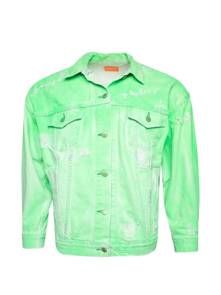  Notsonormal Distressed-efect Jacket - Green 