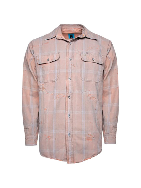  Notsonormal Distressed Shirt - Orange 