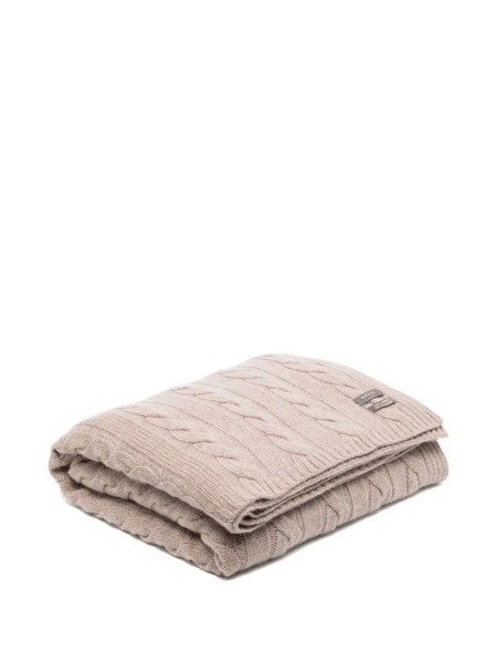  N.peal Cable Throw - Neutrals 