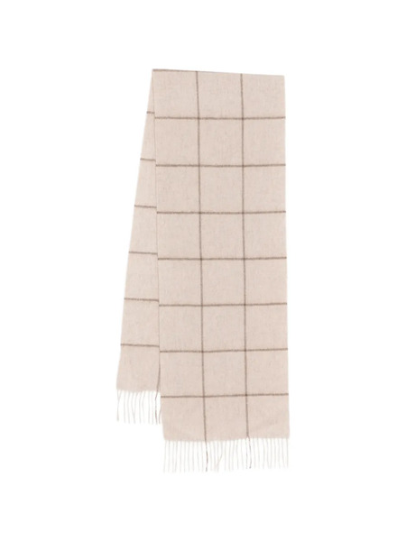  N.peal Check Scarf - Neutrals 