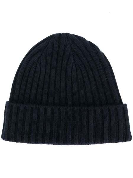  N.peal Chunky Ribbed Hat - Blue 
