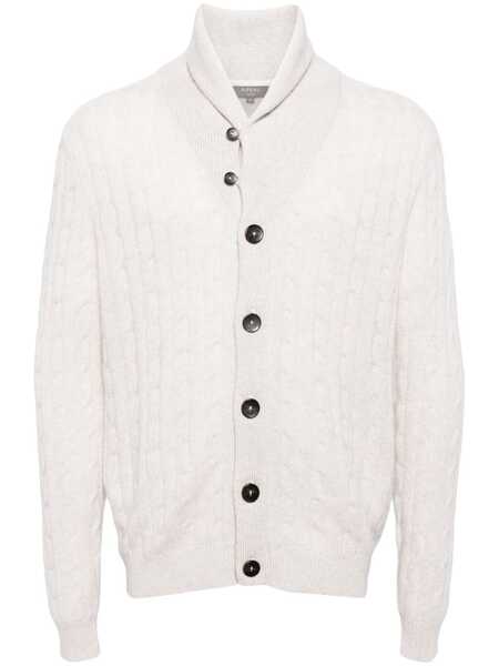  N.peal Garrick Cable-knit Cardigan - Neutrals 