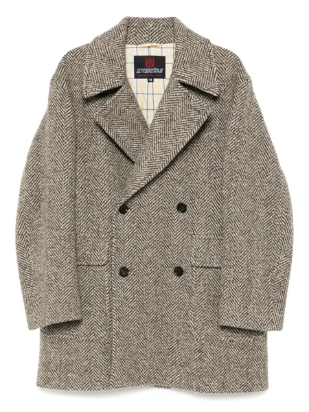  N.peal Herringbone Coat - Brown 