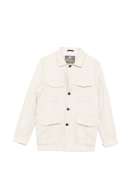  N.peal Herringbone Jacket - Neutrals 