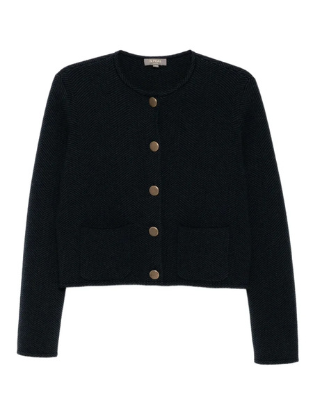  N.peal Jacquard Jacket - Blue 
