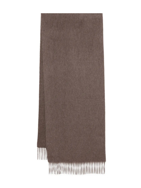  N.peal Large Woven Scarf - Brown 