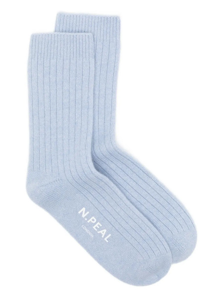  N.peal Ribbed Socks - Blue 