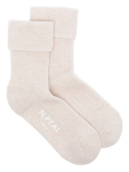  N.peal Ribbed Socks - Neutrals 