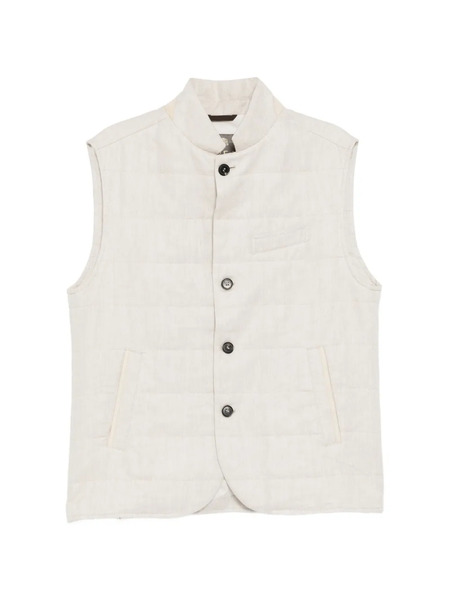  N.peal Seville Quilted Gilet - Neutrals 