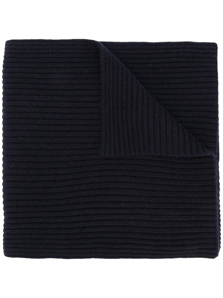  N.peal Short Ribbed Scarf - Blue 