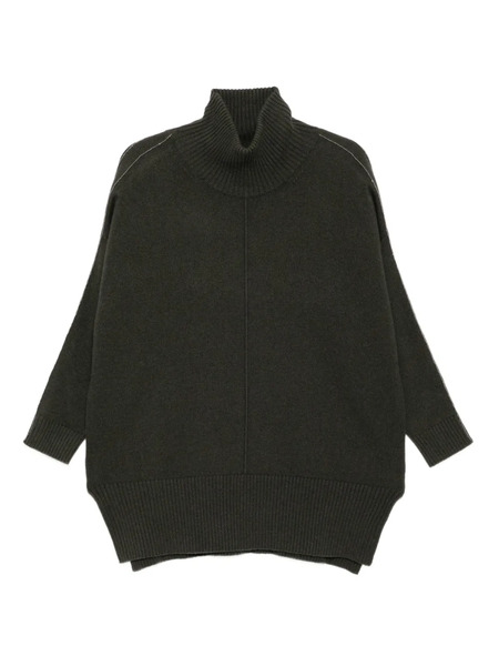  N.peal Stud-embellished Jumper - Green 