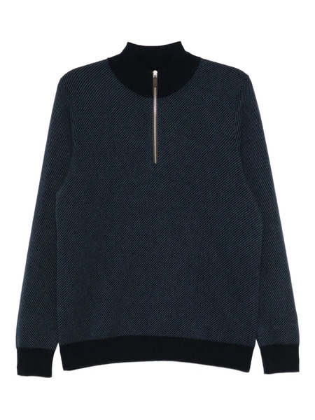  N.peal Temple Jacquard Sweater - Blue 
