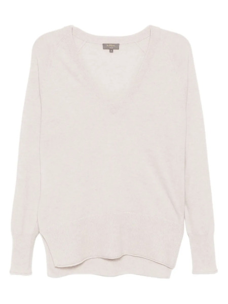  N.peal V-neck Sweater - Neutrals 