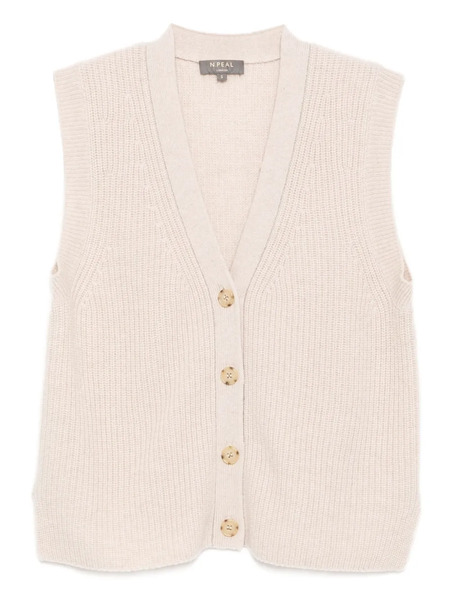  N.peal Vneck Vest - Neutrals 
