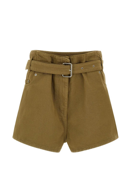  Nude Scarlett Belted Shorts - Green 