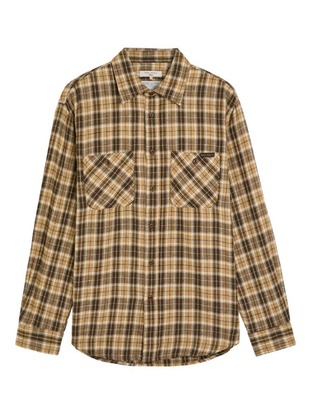  Nudie Jeans Julian Check-pattern Pocket Shirt - Brown 