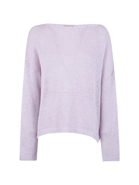  Nuur Boat-neck Sweater - Pink 