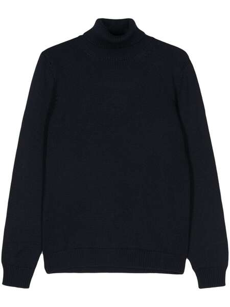  Nuur Roll-neck Merino Wool Jumper - Blue 