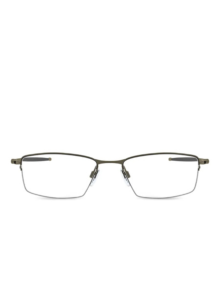  Oakley Lizard Rectangle Glasses - Silver 