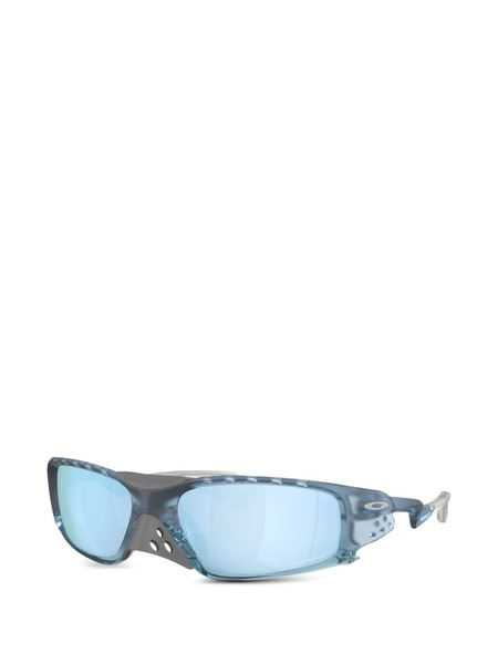  Oakley Plantaris Sq Rectangle-frame Sunglasses - Blue 