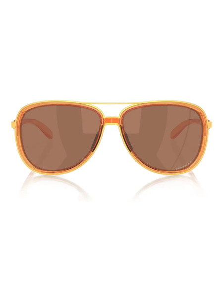  Oakley Split Time Pilot-frame Sunglasses - Orange 
