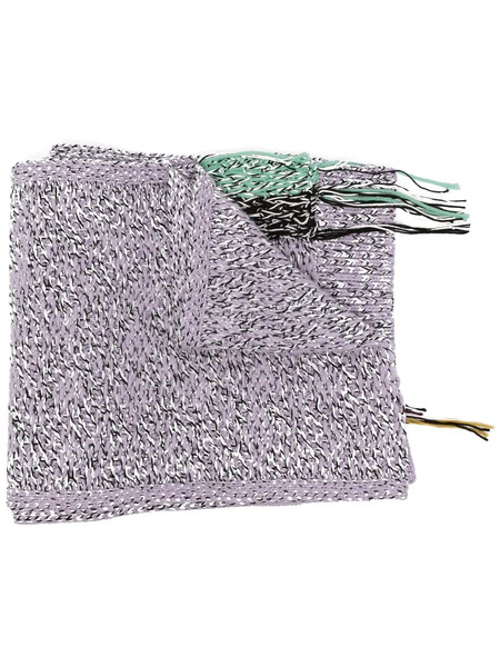  Oamc Astral Patch-detail Scarf - Purple 