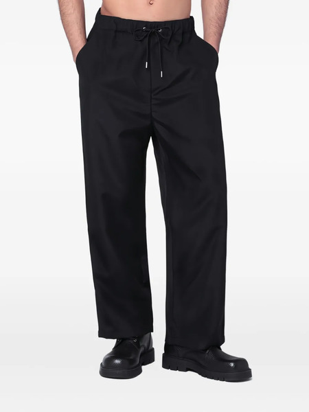  Oamc Drawstring Srtaight-leg Trousers - Black 