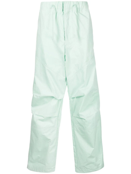  Oamc Drawstring-waist Straight-leg Trousers - Green 