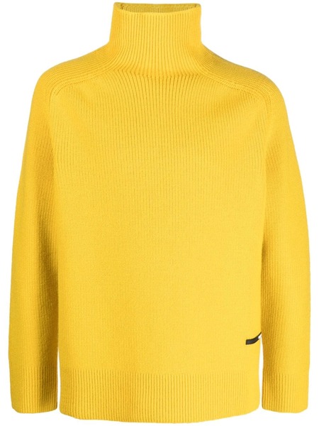  Oamc High-neck Wool Jumper - Yellow 
