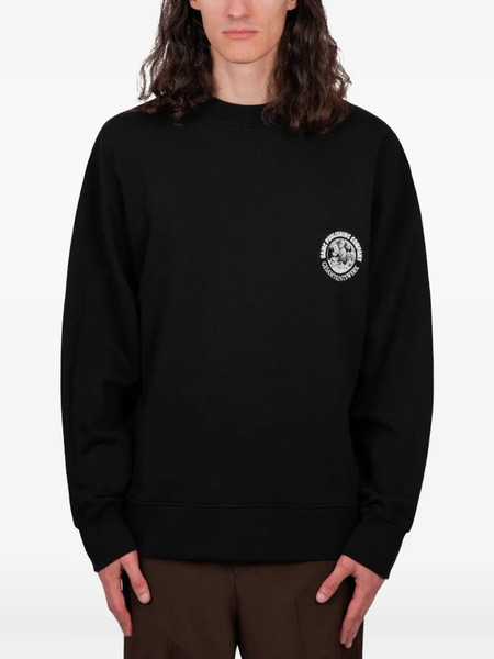  Oamc Logo-print Sweatshirt - Black 